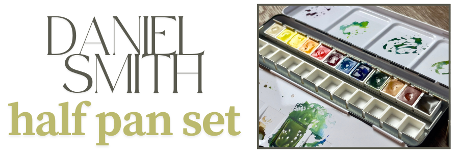 Introducing the Daniel Smith Original Watercolor Half Pan Set of 12!